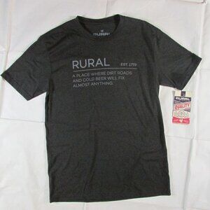 Rural Cloth Unisex Adult Short Sleeve Rural Definition T-Shirt - Black Frost